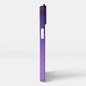 パープル銀河系グラデーションビジネスロゴ&ソーシャルメディア iPhoneケース (右側面)