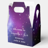 パープル銀河系シナ結婚ルの歓迎の好意 フェイバーボックス (オープン)