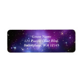 パープル銀河系ス結婚テラス ラベル (正面)