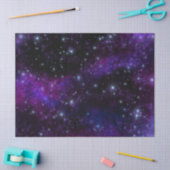 パープル銀河系ティッシュペーパー 薄葉紙 (クラフト)