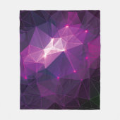 パープル銀河系 フリースブランケット (正面)