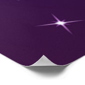 パープル銀河系 ポスター (角)