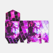 パープル鏡ディスコボール フェイバーボックス (折り畳みなし)