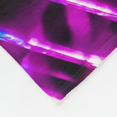 パープル鏡ディスコボール フリースブランケット (角)