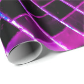 パープル鏡ディスコボール ラッピングペーパー (ロールコーナー)