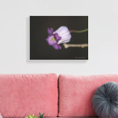 パープル開花 キャンバスプリント (インサイチュ (リビング))