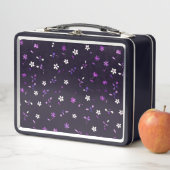 パープル開花 メタルランチボックス (インサイチュ)