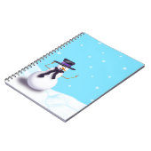 パープル雪だるま ノートブック (左側)