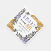 パープル頭が切れる・アズ・ビー卒業式パーティー スタンダードランチョンナプキン (角)