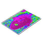 パープル顔手帳 ノートブック (左側)