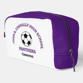 パープル高校サッカーチーム オリジナル ドップキット
