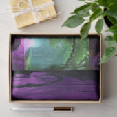 パープル魔法アフリカ系アメリカ人ブードゥーデクページ 薄葉紙 (ギフト)