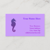 パープル魔法シーホース 名刺 (正面)