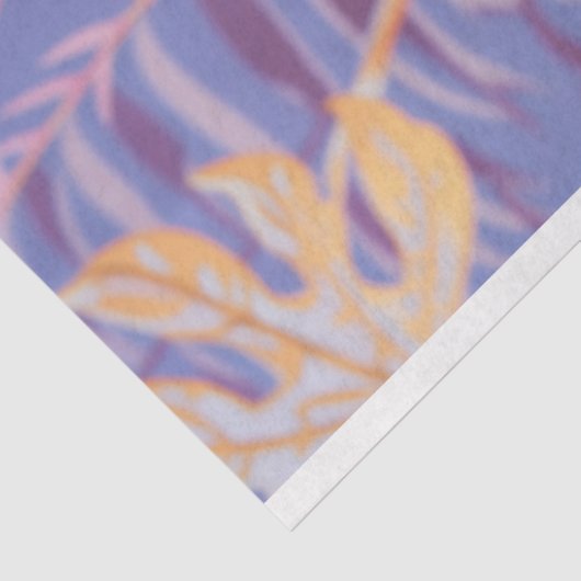 パープル鮮やかヴィンテージフローラキングカニデクページ 薄葉紙 (詳細)