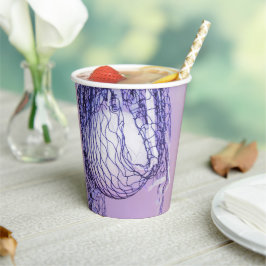 パープル10代のバースデーパーティーネット&バレーボールスポーツ 紙コップ