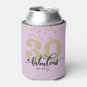 パープル30と素晴らしい誕生日 缶クーラー (缶正面)