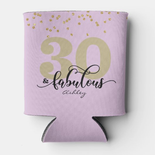 パープル30と素晴らしい誕生日 缶クーラー (正面)
