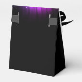 パープル60th誕生日パーティー70のディスコボール フェイバーボックス (裏面サイド)