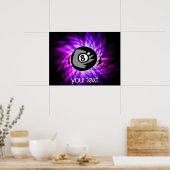 パープル8ボール ポスター (キッチン)