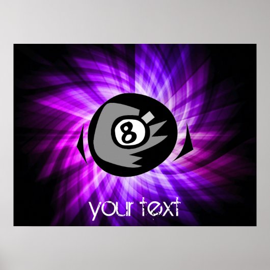 パープル8ボール ポスター (正面)