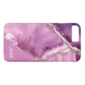 パープル・アゲート Case-Mate iPhoneケース (裏面(横))