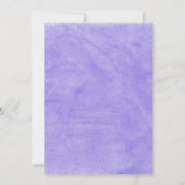 パープル·アジサイ70バースデーパーティ招待状 招待状 (裏面)