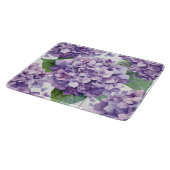 パープル アジサイ 水彩 花 ラベンダー 開花  カッティングボード (角)