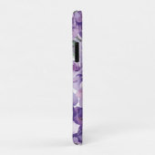 パープル アジサイ 水彩 花 ラベンダー 開花 Case-Mate iPhoneケース (裏面/右)