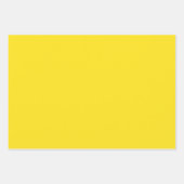 パープル&イエローパンジーの花 ラッピングペーパーシート (正面3)