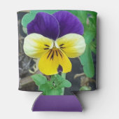 パープル&イエローパンジー 缶クーラー (裏面)