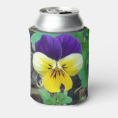 パープル&イエローパンジー 缶クーラー (缶裏面)