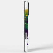 パープル・イエロー・グリーン マーディグラ・マスク Case-Mate iPhoneケース (裏面 / 右)