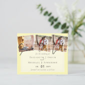 パープル イエロー グレー カラー トレンド 予算 ウェディング (スタンド正面)