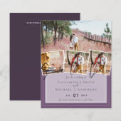 パープル イエロー グレー カラー トレンド 予算 ウェディング (正面/裏面)