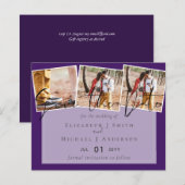 パープル イエロー グレー カラー トレンド 予算 ウェディング (正面/裏面)