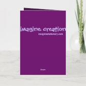 パープル、イグルーに暖かみをお持ちですか、油... カード (裏面)