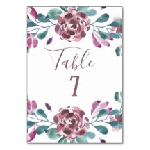 パープル ウォーターカラー 牡丹 ウェディング サマー