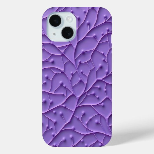 パープル エシテティック フェミニン iPhoneケース スタイル Case-Mate iPhoneケース (裏面)
