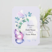 パープル カップ、蔦と蝶 案内状 (スタンド正面)