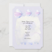 パープル カップ、蔦と蝶 案内状 (裏面)