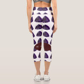 パープル カプリレギンス (裏面)