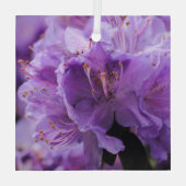 パープル ガラスオーナメント (裏面)