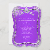 パープル・キンセアニエラ 15歳 冬の不思議の国 招待状 (裏面)