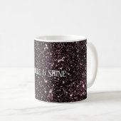 パープル ギッター コーヒーマグカップ (正面右)