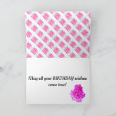 パープル ギフト バッグ カード (内部)