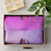 パープル グリッター スパークル まつげ モノグラム 名前 薄葉紙 (ギフト)