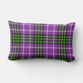 パープル&グリーンハロウィンプインスパイアリイド ランバークッション (裏面)