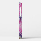 パープル&グリーン絞り染め Case-Mate iPhoneケース (裏面 / 左)