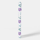 パープル グリーン 水彩 野の花 Case-Mate iPhoneケース (裏面 / 右)