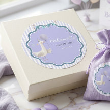 パープル・グース 1歳の誕生日 パーソナライズ キッズパーティー